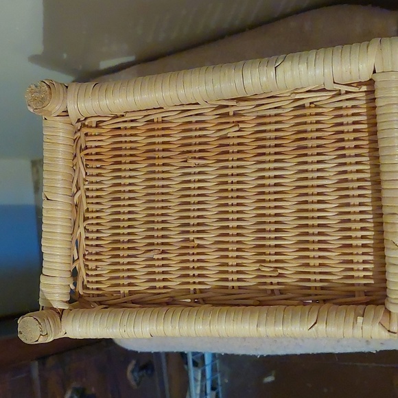 Vintage Boho Wicker Shelf - Picture 8 of 14